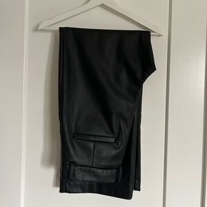 H&M Black Women's Faux Leather Pant
